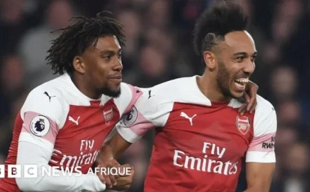 Nigeria’s Alex Iwobi Set to Face Gabon’s Pierre-Emerick Aubameyang in 2026 World Cup Qualifiers