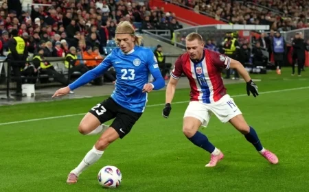 Estonia Holds Norway to 0-0 at Half-Time in Third Major Clash