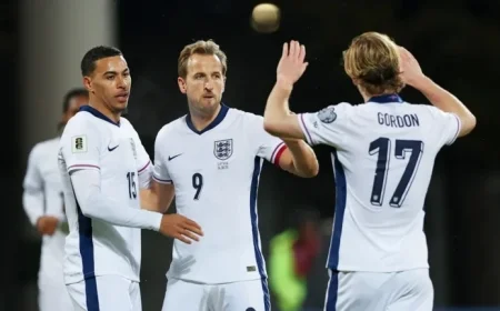 England’s Potential Starting Lineup Against Serbia Revealed