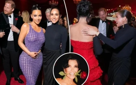 Kardashians Annoyed as Meghan Markle, Prince Harry Overshadow Kris Jenner’s Celebration