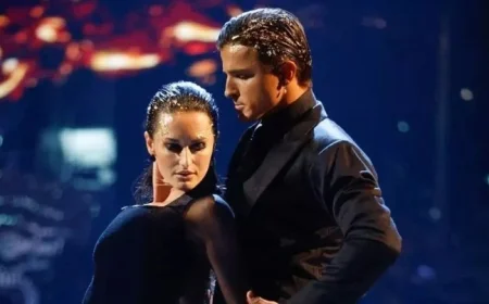 Amber Davies and Nikita Kuzmin Address ‘Strictly Curse’ with Kiss Photo