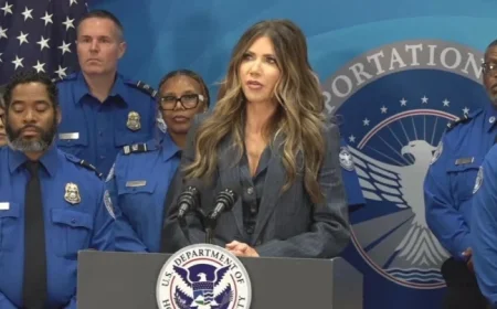 TSA Agents Awarded $10,000 Bonuses for Exemplary Shutdown Service, Noem Announces