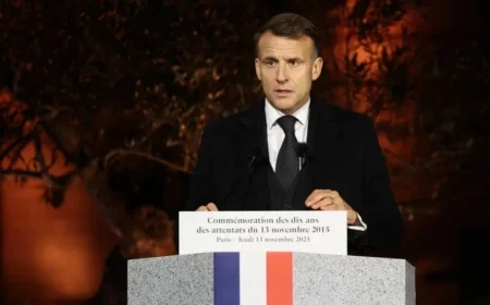 Macron Vows Firm Response to Any New Attacks on France