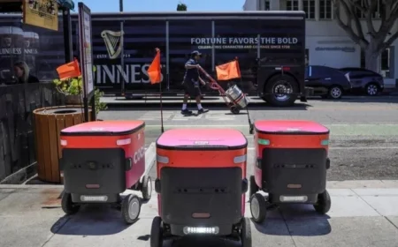 Delivery Bots Now Serve Groceries in Select Los Angeles Neighborhoods