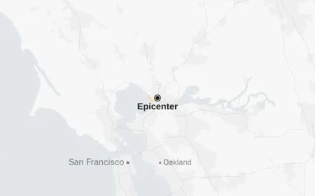 3.6-Magnitude Earthquake Strikes San Francisco Bay Area: Map Details