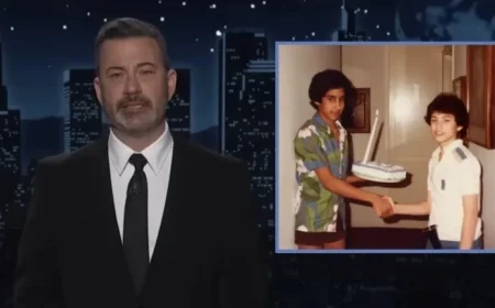 Jimmy Kimmel Pays Tearful Tribute to Late Bandleader Cleto Escobedo III