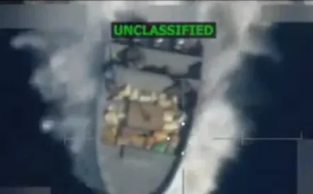 U.S. Launches 20th Strike on Suspected Drug Boat, Killing 4 in Caribbean