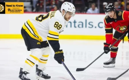 Bruins Battle Senators: Key Details to Know