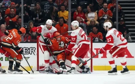 Red Wings Aim to Halt Dynamic Ducks in Halloween Rematch