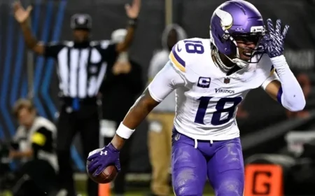 Vikings’ Justin Jefferson Aims to Reclaim 2022 Form