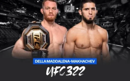 Makhachev and Maddalena Battle for Welterweight Title