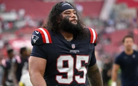 Patriots NT Khyiris Tonga Shines as Versatile Three-Way Player