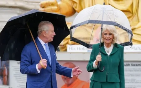 King Charles Meets Gavin and Stacey Star on Wales Birthday Visit