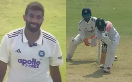 Bumrah’s LBW Appeal on Bavuma Sparks Intense On-Field Roast