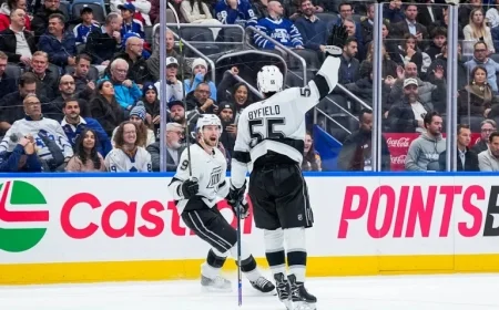 Kings Triumph Over Maple Leafs 4-3 in Overtime Thriller