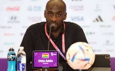 Otto Addo Confident of Victory in Tough Japan Match