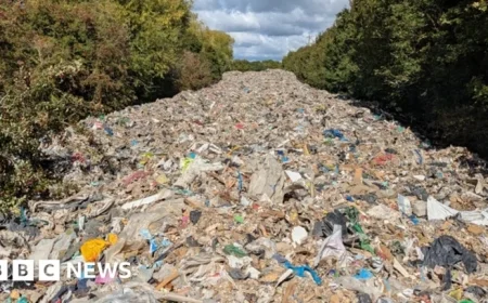 Criminals Dump Massive Waste Pile in Kidlington Field