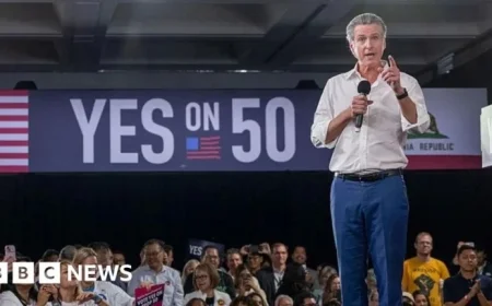 US Justice Department Sues California Over Redistricting Plan