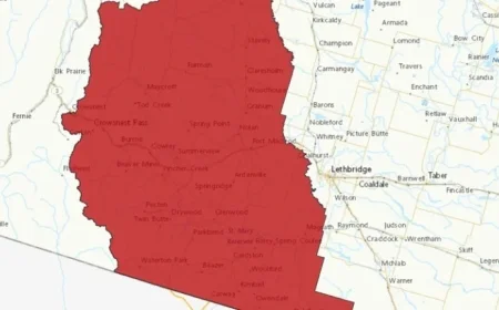 Wind Alert Issued for Southwest Alberta