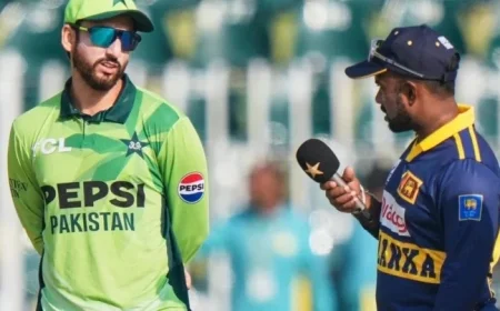 Pakistan Elects to Field First in Second ODI Against Sri Lanka