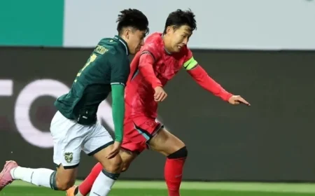 Son Heung-min’s Stunning Free-kick Helps Defeat Bolivia 2-0