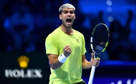 Carlos Alcaraz Clinches Year-End No. 1 Ranking with ATP Finals Victory