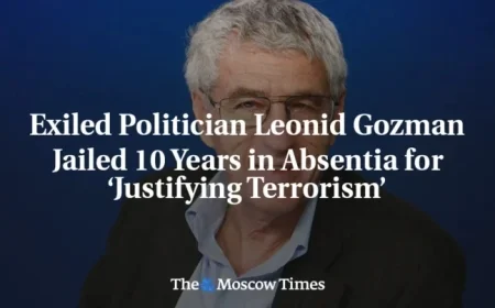 Exiled Politician Leonid Gozman Sentenced to 10 Years for Terrorism Justification