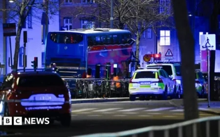 Bus Crash in Stockholm Kills Several at Stop