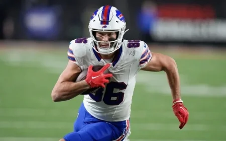 Bills’ TE Dalton Kincaid Out Against Buccaneers Due to Hamstring Injury