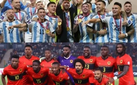 Angola’s Palancas Negras Face Argentina at 11 de Novembro Stadium