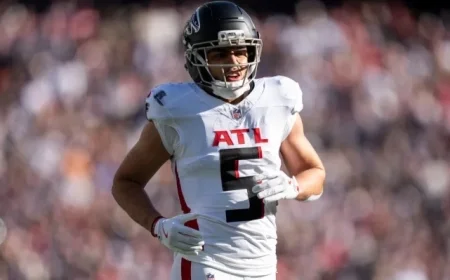 Drake London Limited in Falcons vs. Panthers Week 11 Injury Report