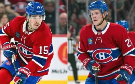 Canadiens’ Newhook Faces Four-Month Recovery from Broken Ankle