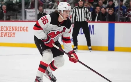 Devils’ Jack Hughes Injures Hand During Team Dinner, Benched
