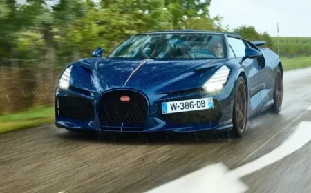 Test Drive: £5m Bugatti Mistral, World’s Fastest Convertible in Rain