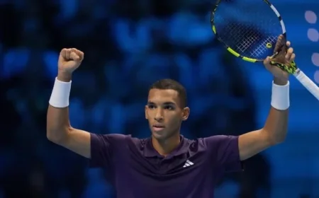 Auger-Aliassime Stuns Zverev to Reach ATP Finals Semis