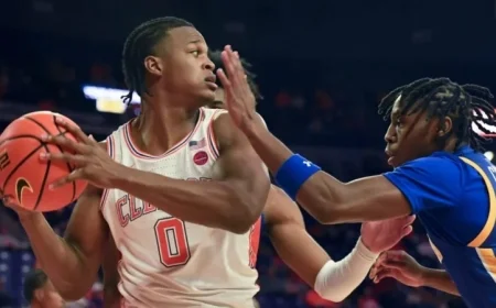 R.J. Godfrey Leads Clemson to Victory Over Morehead State