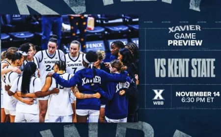 Xavier Faces Kent State in Friday Night Showdown