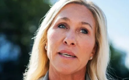 Marjorie Taylor Greene Questions Trump’s ‘America First’ Leadership