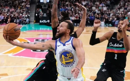 Curry’s 46 Points Propel Warriors Past Spurs, Surpassing Wembanyama’s Triple-Double