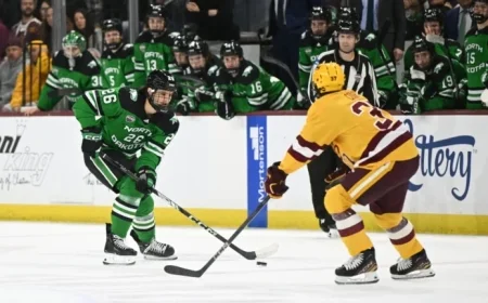 Clay Matvick Revisits First ESPN Site to Announce UND vs Arizona State