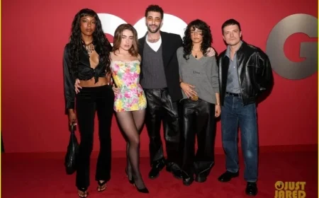 Josh Hutcherson Kisses Co-Star Jordan Firstman at 2025 GQ Men’s Party