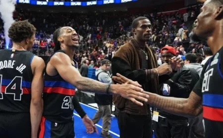 Pistons Defeat 76ers for Ninth Consecutive Victory Without Key Players