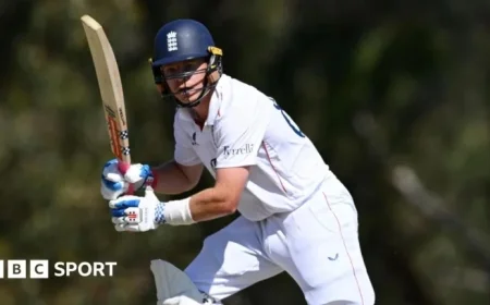 Ollie Pope Scores Century in Ashes Warm-Up; Root and Brook Struggle