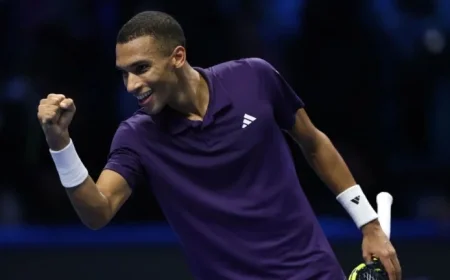 Auger-Aliassime Reaches ATP Finals Semifinals