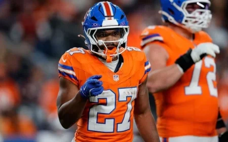 Broncos Sideline Three Starters for Key Chiefs Showdown