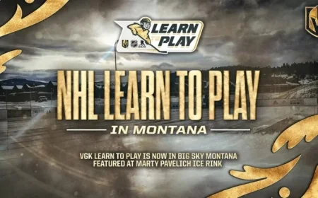 Vegas Golden Knights Launch NHL Learn to Play in Big Sky, Montana