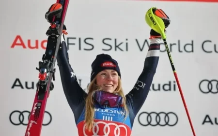 Shiffrin Secures 102nd Career Victory with Slalom Mastery