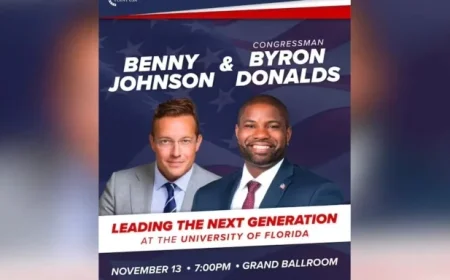 Congressman Byron Donalds Attends Turning Point USA Event at University of Florida