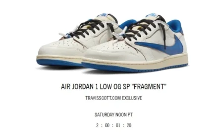 Travis Scott’s Air Jordan 1 Low Collaboration Raffle Launches Saturday