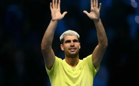 World No. 1 Alcaraz Advances Halfway in ATP Masters Mission